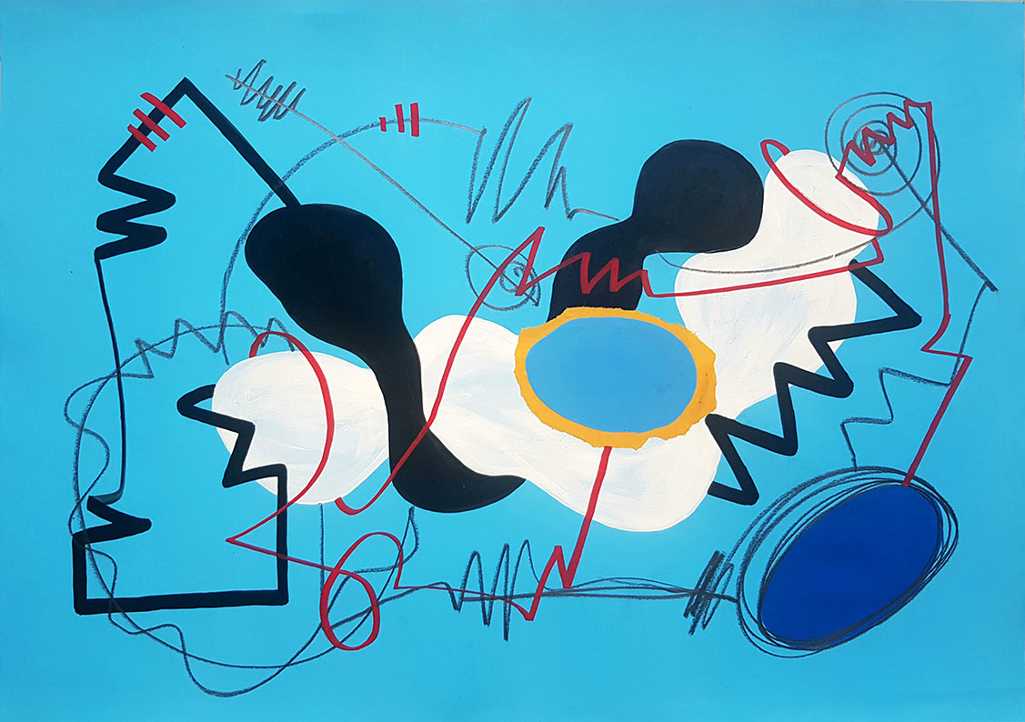 Painting 'unfinished' by Sara Ferrer