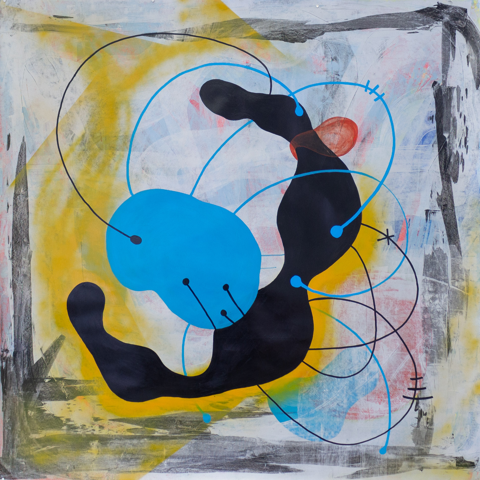 'I am not strong but I keep fighting' Painting by Sara Ferrer