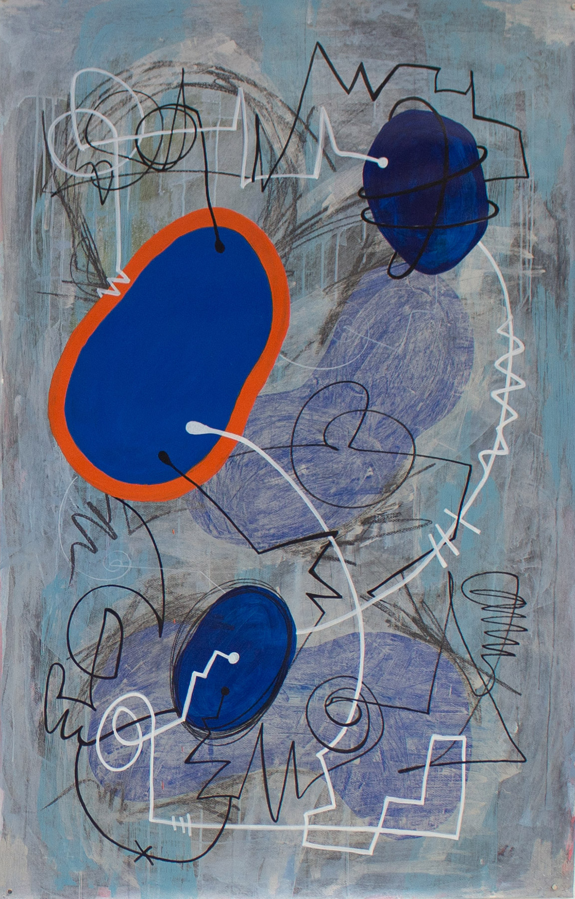'why should i travel back to move forwards' Painting by Sara Ferrer